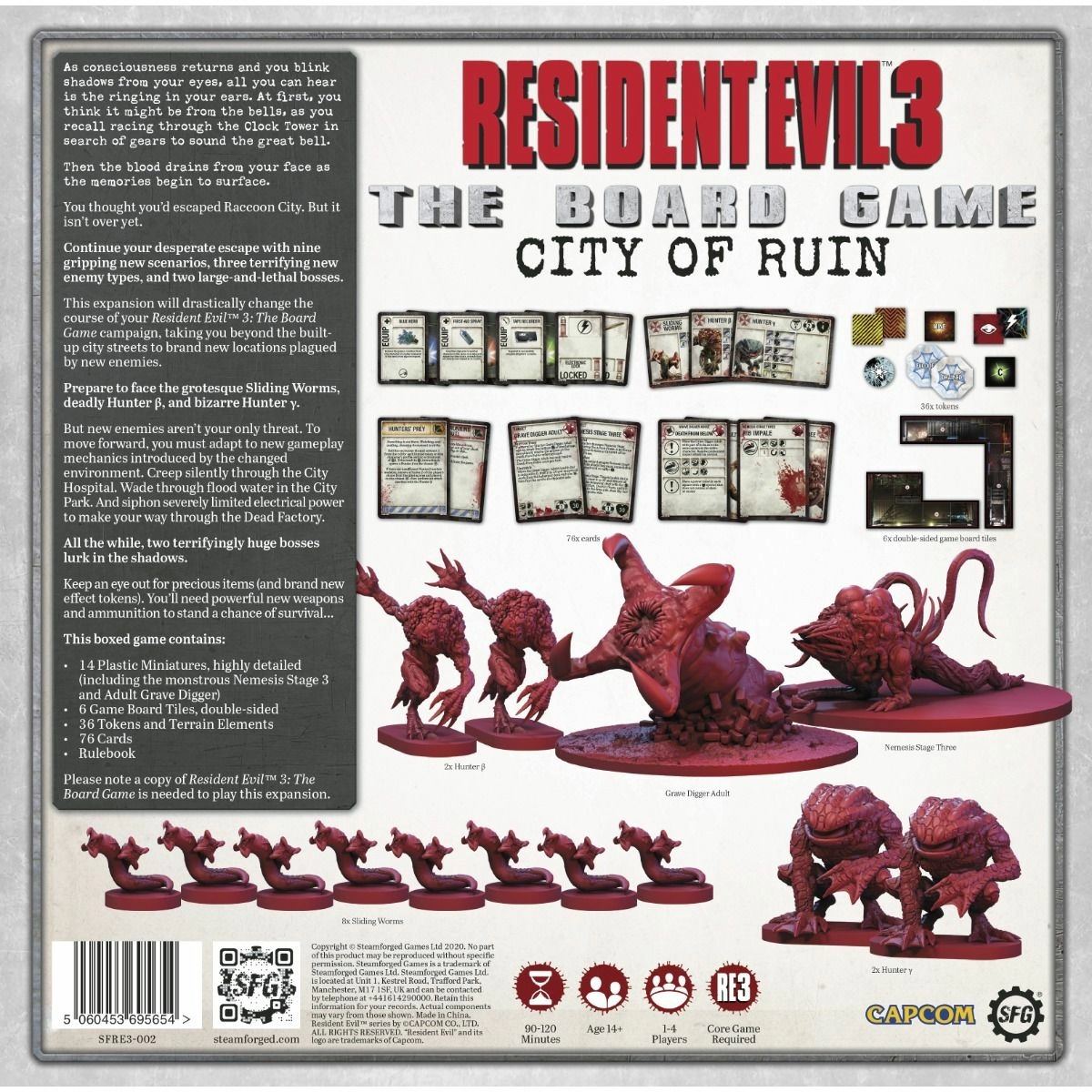 Resident Evil 3 The Board Game : The City of Ruin Expansion